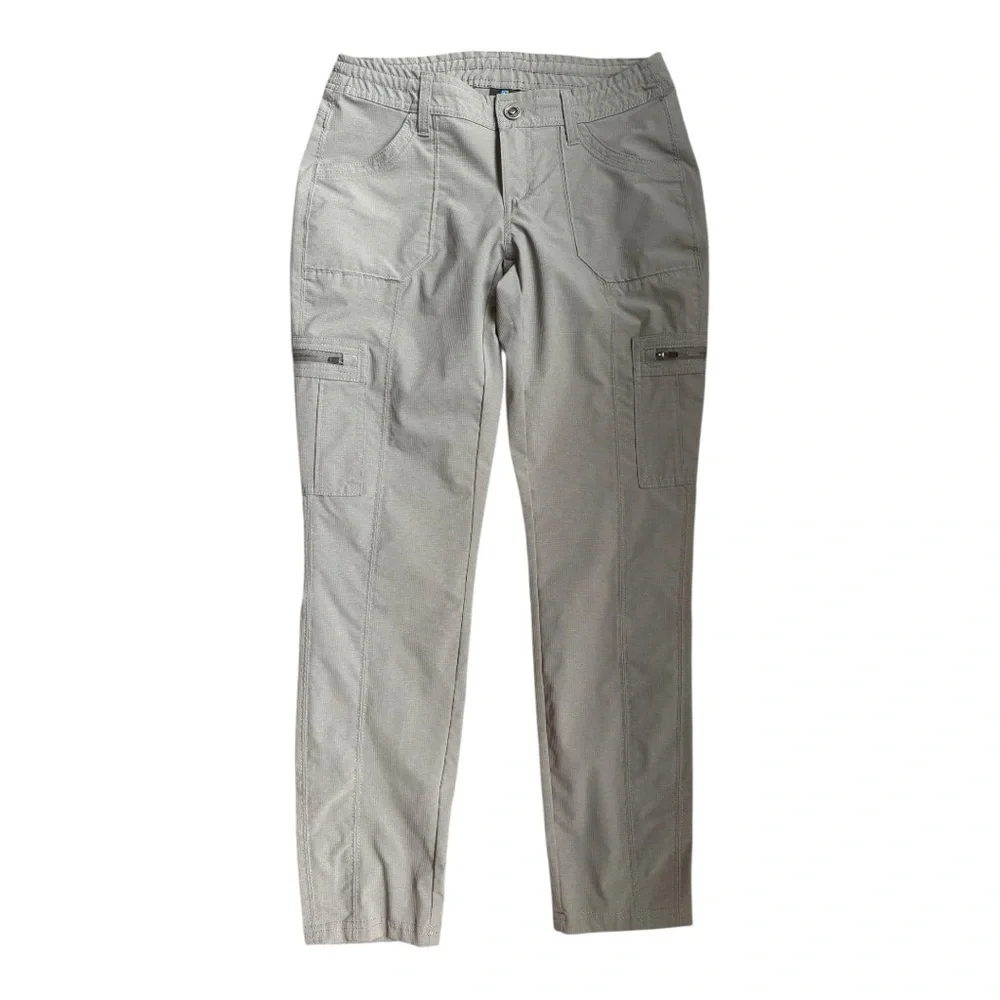 KUHL Women's HORIZN Skinny Hiking Pants Size 4 Short Grey - Picture 1 of 13